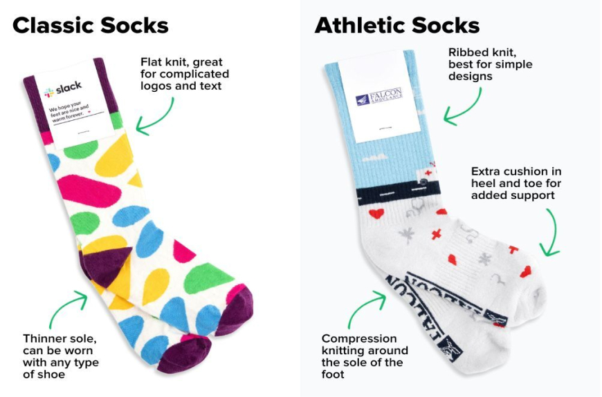 Athletic Sock Information