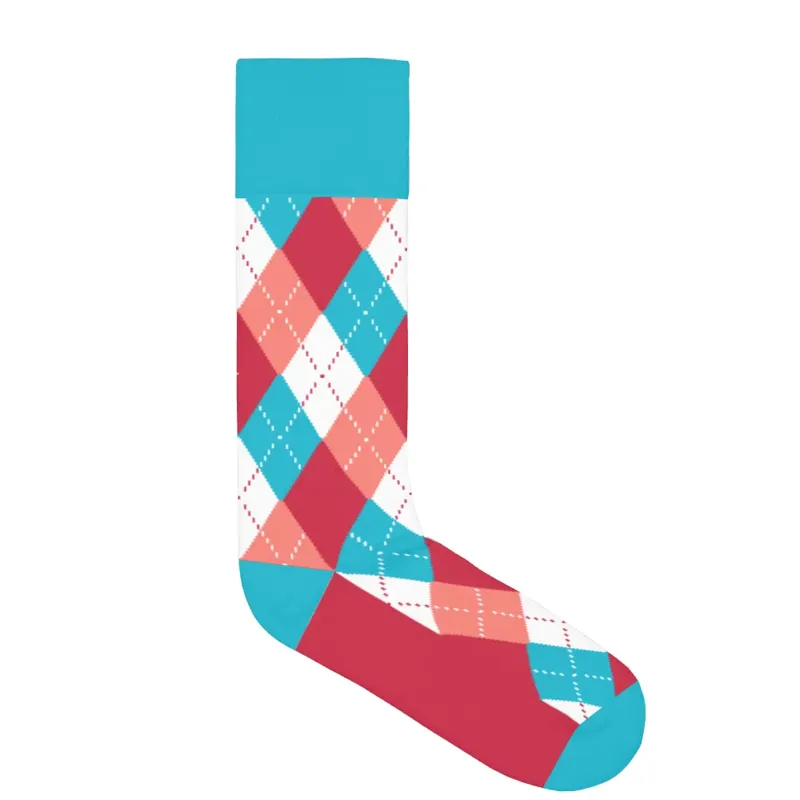 Custom Argyle Socks - premium knitted socks with your logo and design