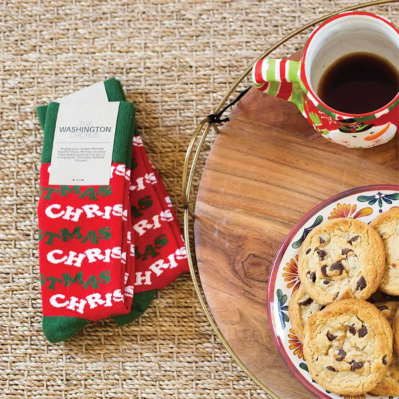 Custom Christmas Socks - premium knitted socks with your logo and design