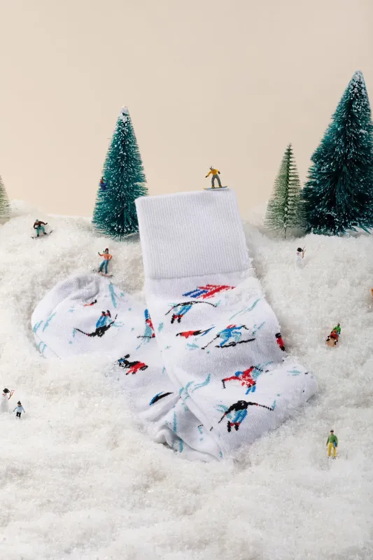 Custom Crew Socks - Flagship in branded packaging with custom header card