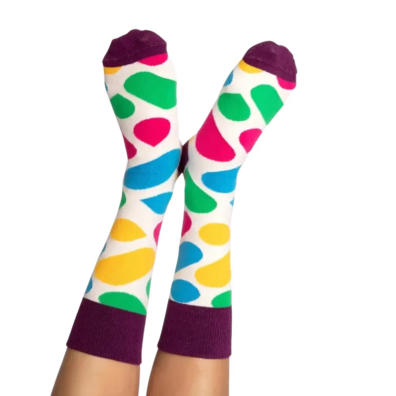 Custom Event Socks lifestyle photo showing custom branded socks being worn