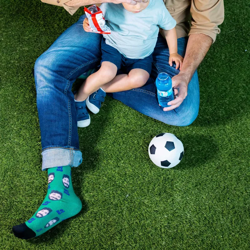 Custom Father's Day Socks - premium knitted socks with your logo and design
