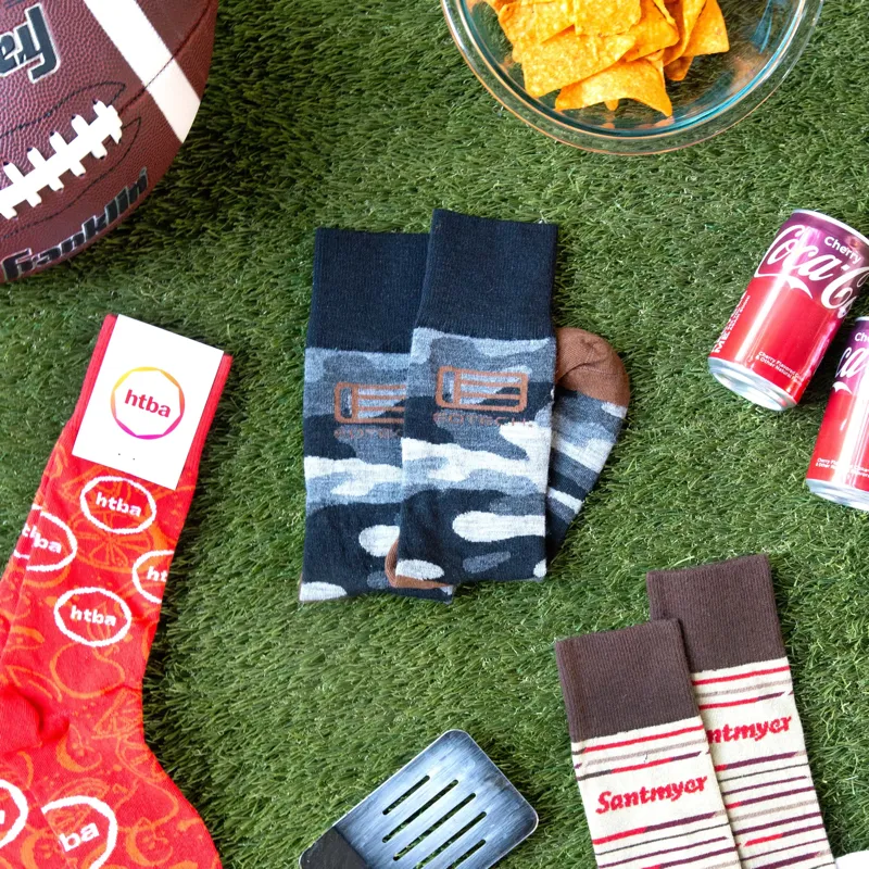 Custom Football Socks - premium knitted socks with your logo and design