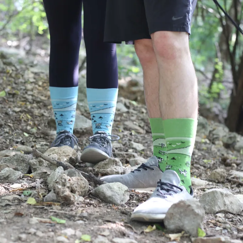 Custom Hiking Socks - premium knitted socks with your logo and design