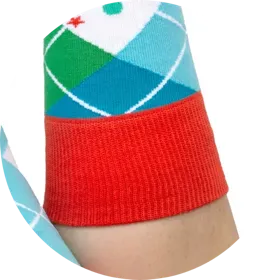 Custom Crew Socks - Choice comfort fit cuff - to prevent from slipping for premium custom socks