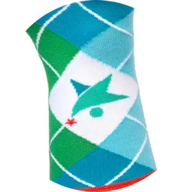 Compression knitting in footbed