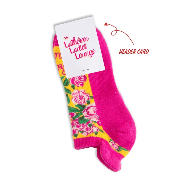 Custom Athletic Ankle Socks close-up showing knit texture and custom design detail