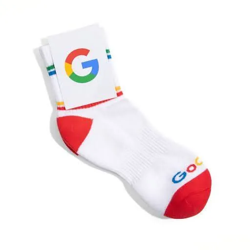 Custom Athletic Quarter Crew Socks close-up showing knit texture and custom design detail