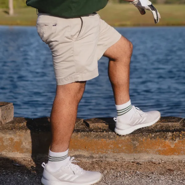 Custom Golf Socks close-up showing knit texture and custom design detail