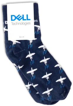 Sock with optional header card